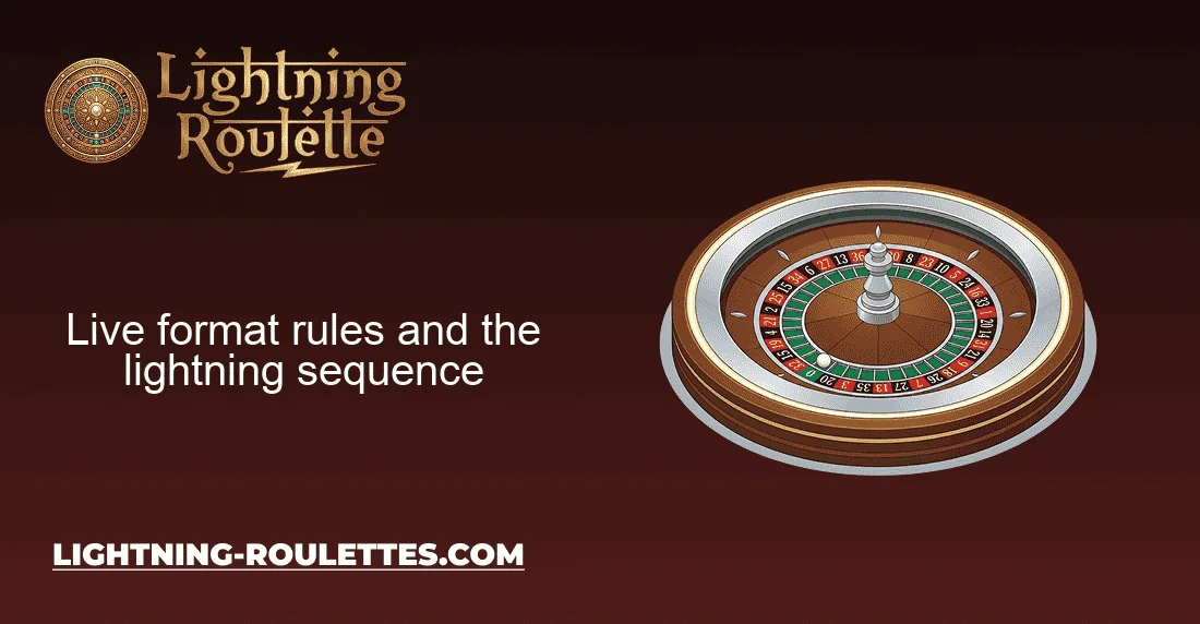 Live format rules and the lightning sequence Live format rules and the lightning sequence
